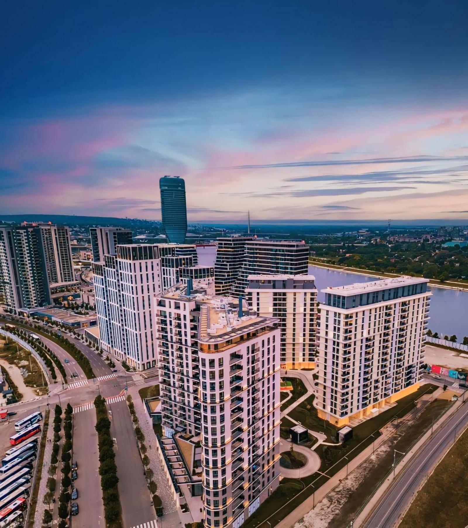 Belgrade Waterfront 16Th Fl Lux Apt. W/ City View Belgrado Exterior foto